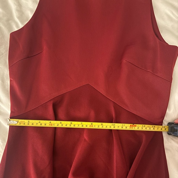 Ted Baker Burgundy/Maroon Sleeveless High/Low Dress - size 6 - Picture 13 of 16